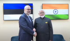 PM Modi meets Estonian President in Paris, discusses cybersecurity cooperation | PM Modi meets Estonian President in Paris, discusses cybersecurity cooperation