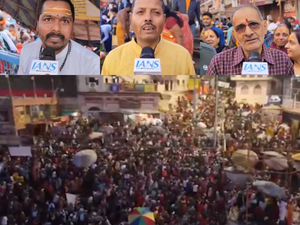 Surge in devotees at Ganga Ghats in Varanasi on Maghi Purnima; drones monitor massive crowds | Surge in devotees at Ganga Ghats in Varanasi on Maghi Purnima; drones monitor massive crowds Surge in devotees at Ganga Ghats in Varanasi on Maghi Purnima; drones monitor massive crowds | Surge in devotees at Ganga Ghats in Varanasi on Maghi Purnima; drones monitor massive crowds