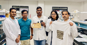 IIT Guwahati develops conductive textile that converts electricity, sunlight into heat | IIT Guwahati develops conductive textile that converts electricity, sunlight into heat IIT Guwahati develops conductive textile that converts electricity, sunlight into heat | IIT Guwahati develops conductive textile that converts electricity, sunlight into heat