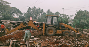 Railways carries out eviction drive to remove encroachments | Railways carries out eviction drive to remove encroachments Railways carries out eviction drive to remove encroachments | Railways carries out eviction drive to remove encroachments