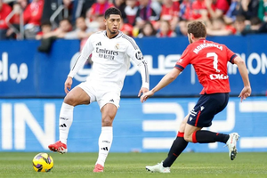 La Liga: 10-man Real Madrid draws at Osasuna after Bellingham's red card | La Liga: 10-man Real Madrid draws at Osasuna after Bellingham's red card La Liga: 10-man Real Madrid draws at Osasuna after Bellingham's red card | La Liga: 10-man Real Madrid draws at Osasuna after Bellingham's red card
