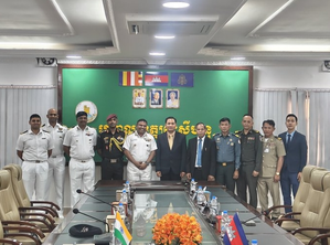 Indian Navy's training ships undertake professional exchanges in Cambodia | Indian Navy's training ships undertake professional exchanges in Cambodia Indian Navy's training ships undertake professional exchanges in Cambodia | Indian Navy's training ships undertake professional exchanges in Cambodia