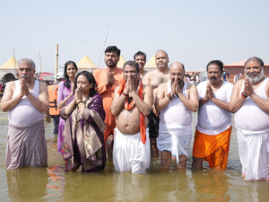 Dharmendra Pradhan congratulates UP govt, CM Yogi Adityanath calls Mahakumbh 'grand celebration of Sanatan culture' | Dharmendra Pradhan congratulates UP govt, CM Yogi Adityanath calls Mahakumbh 'grand celebration of Sanatan culture'