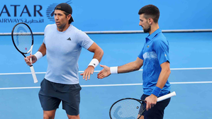 Qatar Open: Dominant Verdasco-Djokovic duo brush past Bublik-Khachanov in 48 minutes | Qatar Open: Dominant Verdasco-Djokovic duo brush past Bublik-Khachanov in 48 minutes Qatar Open: Dominant Verdasco-Djokovic duo brush past Bublik-Khachanov in 48 minutes | Qatar Open: Dominant Verdasco-Djokovic duo brush past Bublik-Khachanov in 48 minutes
