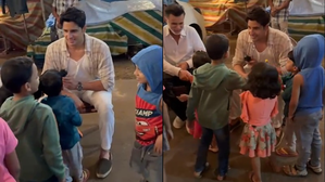 Sidharth Malhotra enjoys playful moments with tiny tots on the sets of ‘Param Sundari’ | Sidharth Malhotra enjoys playful moments with tiny tots on the sets of ‘Param Sundari’ Sidharth Malhotra enjoys playful moments with tiny tots on the sets of ‘Param Sundari’ | Sidharth Malhotra enjoys playful moments with tiny tots on the sets of ‘Param Sundari’