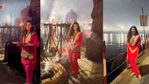 Nimrat Kaur immerses herself in mysticism of Mahakumbh | Nimrat Kaur immerses herself in mysticism of Mahakumbh Nimrat Kaur immerses herself in mysticism of Mahakumbh | Nimrat Kaur immerses herself in mysticism of Mahakumbh