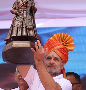 Rahul Gandhi's tribute to Chhatrapati Shivaji Maharaj on his birth anniversary stokes BJP's ire | Rahul Gandhi's tribute to Chhatrapati Shivaji Maharaj on his birth anniversary stokes BJP's ire Rahul Gandhi's tribute to Chhatrapati Shivaji Maharaj on his birth anniversary stokes BJP's ire | Rahul Gandhi's tribute to Chhatrapati Shivaji Maharaj on his birth anniversary stokes BJP's ire