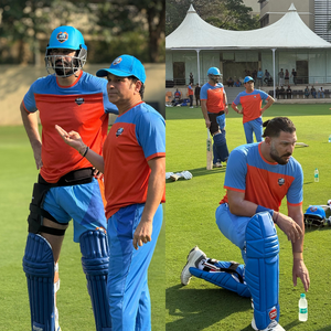 It feels like stepping back in time: Sachin, Yuvraj reunite after decade ahead of IML opener | It feels like stepping back in time: Sachin, Yuvraj reunite after decade ahead of IML opener It feels like stepping back in time: Sachin, Yuvraj reunite after decade ahead of IML opener | It feels like stepping back in time: Sachin, Yuvraj reunite after decade ahead of IML opener