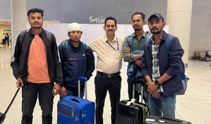 Four Odisha workers return home safely from Oman | Four Odisha workers return home safely from Oman Four Odisha workers return home safely from Oman | Four Odisha workers return home safely from Oman