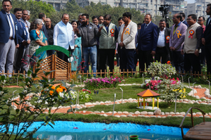 Delhi: DDA's 5-day flower festival 'Palaash' begins in Dwarka | Delhi: DDA's 5-day flower festival 'Palaash' begins in Dwarka Delhi: DDA's 5-day flower festival 'Palaash' begins in Dwarka | Delhi: DDA's 5-day flower festival 'Palaash' begins in Dwarka