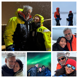 Milind Soman enjoys the Nothern Lights with wife Ankita Konwar | Milind Soman enjoys the Nothern Lights with wife Ankita Konwar Milind Soman enjoys the Nothern Lights with wife Ankita Konwar | Milind Soman enjoys the Nothern Lights with wife Ankita Konwar