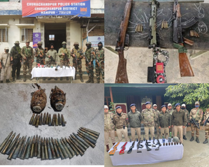 Manipur: Return of looted arms, ammunition continues after Governor's appeal | Manipur: Return of looted arms, ammunition continues after Governor's appeal Manipur: Return of looted arms, ammunition continues after Governor's appeal | Manipur: Return of looted arms, ammunition continues after Governor's appeal