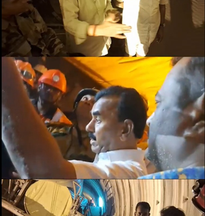 No response when rescue teams called out names, says Telangana minister | No response when rescue teams called out names, says Telangana minister
