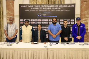 WTT Youth Contender to begin in Vadodara from Feb 25   | WTT Youth Contender to begin in Vadodara from Feb 25  