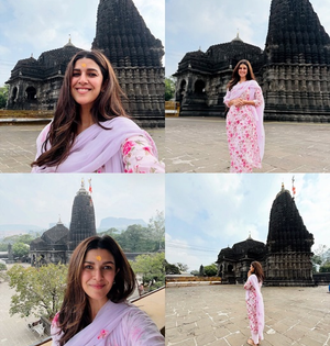 Nimrat Kaur seeks blessings at Trimbakeshwar Shiva Temple | Nimrat Kaur seeks blessings at Trimbakeshwar Shiva Temple Nimrat Kaur seeks blessings at Trimbakeshwar Shiva Temple | Nimrat Kaur seeks blessings at Trimbakeshwar Shiva Temple