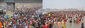 Over 1 crore take holy dip in Triveni Sangam by noon on Maha Shivratri | Over 1 crore take holy dip in Triveni Sangam by noon on Maha Shivratri Over 1 crore take holy dip in Triveni Sangam by noon on Maha Shivratri | Over 1 crore take holy dip in Triveni Sangam by noon on Maha Shivratri