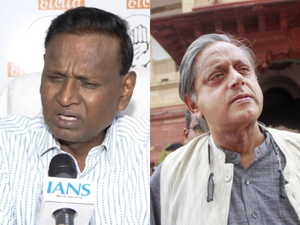 'What’s his contribution to party?' Udit Raj responds to Tharoor’s remarks on his role in Cong | 'What’s his contribution to party?' Udit Raj responds to Tharoor’s remarks on his role in Cong 'What’s his contribution to party?' Udit Raj responds to Tharoor’s remarks on his role in Cong | 'What’s his contribution to party?' Udit Raj responds to Tharoor’s remarks on his role in Cong