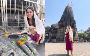 Shehnaaz Gill seeks blessings at Trimbakeshwar Temple on Maha Shivratri | Shehnaaz Gill seeks blessings at Trimbakeshwar Temple on Maha Shivratri Shehnaaz Gill seeks blessings at Trimbakeshwar Temple on Maha Shivratri | Shehnaaz Gill seeks blessings at Trimbakeshwar Temple on Maha Shivratri