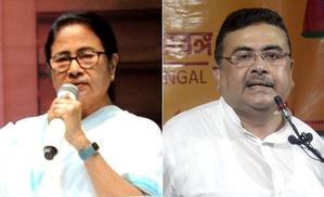 Suvendu Adhikari writes to ECI accusing CM Mamata Banerjee of 'tarnishing' CEC's image | Suvendu Adhikari writes to ECI accusing CM Mamata Banerjee of 'tarnishing' CEC's image Suvendu Adhikari writes to ECI accusing CM Mamata Banerjee of 'tarnishing' CEC's image | Suvendu Adhikari writes to ECI accusing CM Mamata Banerjee of 'tarnishing' CEC's image