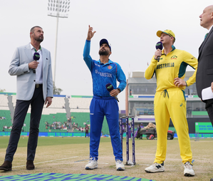 Champions Trophy: Afghanistan win toss, opt to bat first against Australia | Champions Trophy: Afghanistan win toss, opt to bat first against Australia