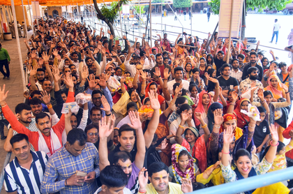 First day of Chaitra Navratri celebrated in temples across India | First day of Chaitra Navratri celebrated in temples across India First day of Chaitra Navratri celebrated in temples across India | First day of Chaitra Navratri celebrated in temples across India