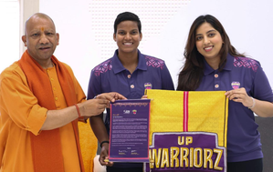 WPL 2025: CM Adityanath wishes luck to UP Warriorz team for first-ever home leg | WPL 2025: CM Adityanath wishes luck to UP Warriorz team for first-ever home leg WPL 2025: CM Adityanath wishes luck to UP Warriorz team for first-ever home leg | WPL 2025: CM Adityanath wishes luck to UP Warriorz team for first-ever home leg