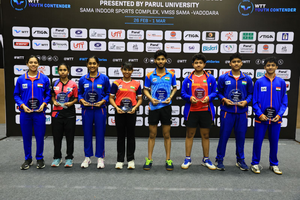 WTT Youth Contender: India sweep all categories in Vadodara; claim 22 of 24 titles | WTT Youth Contender: India sweep all categories in Vadodara; claim 22 of 24 titles WTT Youth Contender: India sweep all categories in Vadodara; claim 22 of 24 titles | WTT Youth Contender: India sweep all categories in Vadodara; claim 22 of 24 titles