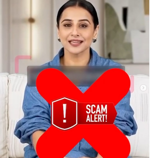 Vidya Balan alerts followers of her misleading AI-generated video of her | Vidya Balan alerts followers of her misleading AI-generated video of her Vidya Balan alerts followers of her misleading AI-generated video of her | Vidya Balan alerts followers of her misleading AI-generated video of her