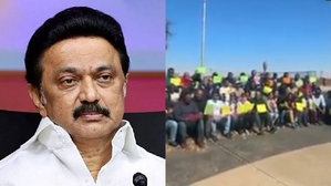 CM Stalin supports Tamil diaspora protest in US on 3-language policy | CM Stalin supports Tamil diaspora protest in US on 3-language policy CM Stalin supports Tamil diaspora protest in US on 3-language policy | CM Stalin supports Tamil diaspora protest in US on 3-language policy