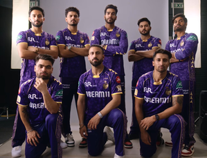 KKR unveil three-star jersey for IPL 2025 season | KKR unveil three-star jersey for IPL 2025 season KKR unveil three-star jersey for IPL 2025 season | KKR unveil three-star jersey for IPL 2025 season