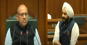 Speaker warns AAP legislator for taking photo in Delhi Assembly for social media post | Speaker warns AAP legislator for taking photo in Delhi Assembly for social media post Speaker warns AAP legislator for taking photo in Delhi Assembly for social media post | Speaker warns AAP legislator for taking photo in Delhi Assembly for social media post
