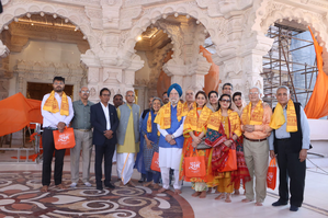 Union Minister Hardeep Singh Puri visits Ram Temple in Ayodhya, offers prayers | Union Minister Hardeep Singh Puri visits Ram Temple in Ayodhya, offers prayers Union Minister Hardeep Singh Puri visits Ram Temple in Ayodhya, offers prayers | Union Minister Hardeep Singh Puri visits Ram Temple in Ayodhya, offers prayers