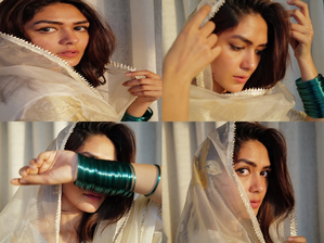 Mrunal Thakur channels her inner 'swarg se utri kokil kanthi apsara' | Mrunal Thakur channels her inner 'swarg se utri kokil kanthi apsara' Mrunal Thakur channels her inner 'swarg se utri kokil kanthi apsara' | Mrunal Thakur channels her inner 'swarg se utri kokil kanthi apsara'