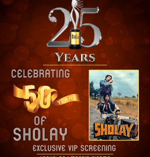 IIFA 2025 to celebrate 50 years of ‘Sholay’ with special tribute at Raj Mandir Cinema | IIFA 2025 to celebrate 50 years of ‘Sholay’ with special tribute at Raj Mandir Cinema IIFA 2025 to celebrate 50 years of ‘Sholay’ with special tribute at Raj Mandir Cinema | IIFA 2025 to celebrate 50 years of ‘Sholay’ with special tribute at Raj Mandir Cinema