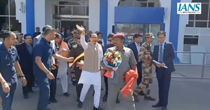 Shivraj Singh Chauhan & family arrive in Jodhpur ahead of his son’s wedding | Shivraj Singh Chauhan & family arrive in Jodhpur ahead of his son’s wedding Shivraj Singh Chauhan & family arrive in Jodhpur ahead of his son’s wedding | Shivraj Singh Chauhan & family arrive in Jodhpur ahead of his son’s wedding