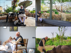 PM Modi’s love for animals goes back a long way, and they love him back | PM Modi’s love for animals goes back a long way, and they love him back PM Modi’s love for animals goes back a long way, and they love him back | PM Modi’s love for animals goes back a long way, and they love him back