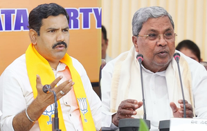 After K'taka mulls 4 pc reservation to Muslims in tenders, BJP says Cong leading state towards strife | After K'taka mulls 4 pc reservation to Muslims in tenders, BJP says Cong leading state towards strife After K'taka mulls 4 pc reservation to Muslims in tenders, BJP says Cong leading state towards strife | After K'taka mulls 4 pc reservation to Muslims in tenders, BJP says Cong leading state towards strife