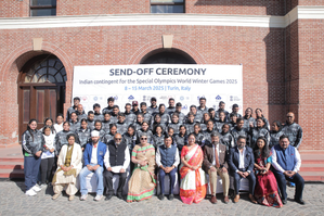 Special Olympics Bharat sends off largest ever Indian contingent for World Winter Games | Special Olympics Bharat sends off largest ever Indian contingent for World Winter Games Special Olympics Bharat sends off largest ever Indian contingent for World Winter Games | Special Olympics Bharat sends off largest ever Indian contingent for World Winter Games