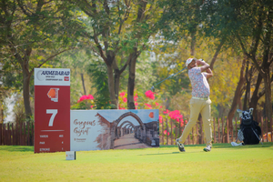 Ahmedabad Open golf: Thangaraja pulls ahead into an imposing five-shot lead in Round 3 | Ahmedabad Open golf: Thangaraja pulls ahead into an imposing five-shot lead in Round 3