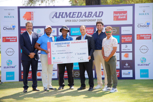Ahmedabad Open golf: Thangaraja secures grand 5-shot win after clinical final round | Ahmedabad Open golf: Thangaraja secures grand 5-shot win after clinical final round