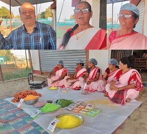 Tribal women in Jharkhand empower themselves by producing herbal gulal | Tribal women in Jharkhand empower themselves by producing herbal gulal Tribal women in Jharkhand empower themselves by producing herbal gulal | Tribal women in Jharkhand empower themselves by producing herbal gulal