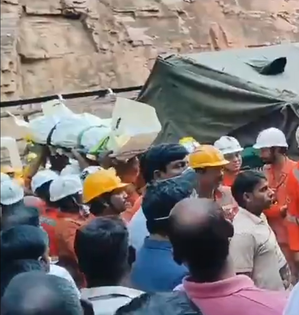 One body recovered from Telangana tunnel on day 16 of rescue operation | One body recovered from Telangana tunnel on day 16 of rescue operation One body recovered from Telangana tunnel on day 16 of rescue operation | One body recovered from Telangana tunnel on day 16 of rescue operation