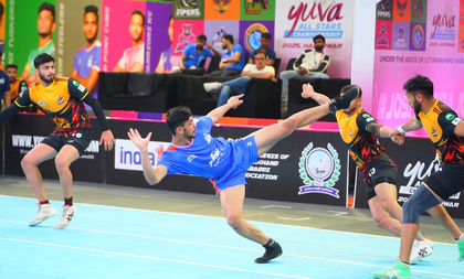 Yuva All Stars C'ships: Jaipur Pink Cubs edge Warriorz KC; Falcons, Yoddhas, Spartans get big wins on Day 6 | Yuva All Stars C'ships: Jaipur Pink Cubs edge Warriorz KC; Falcons, Yoddhas, Spartans get big wins on Day 6 Yuva All Stars C'ships: Jaipur Pink Cubs edge Warriorz KC; Falcons, Yoddhas, Spartans get big wins on Day 6 | Yuva All Stars C'ships: Jaipur Pink Cubs edge Warriorz KC; Falcons, Yoddhas, Spartans get big wins on Day 6
