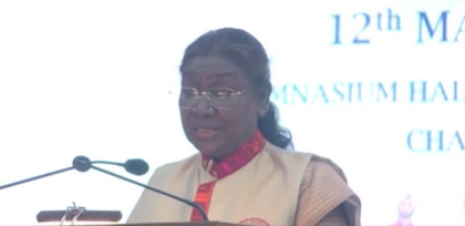 Work more on university-industry linkage, says President Murmu | Work more on university-industry linkage, says President Murmu Work more on university-industry linkage, says President Murmu | Work more on university-industry linkage, says President Murmu
