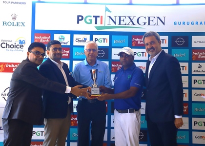 PGTI NexGen Gurugram: Rookie Rajesh Kumar wins after steady final round of 72 | PGTI NexGen Gurugram: Rookie Rajesh Kumar wins after steady final round of 72