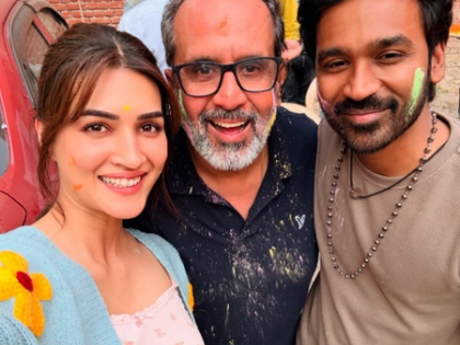 Kriti Sanon, Dhanush get drenched in Holi colours for ‘Tere Ishk Mein’ | Kriti Sanon, Dhanush get drenched in Holi colours for ‘Tere Ishk Mein’ Kriti Sanon, Dhanush get drenched in Holi colours for ‘Tere Ishk Mein’ | Kriti Sanon, Dhanush get drenched in Holi colours for ‘Tere Ishk Mein’