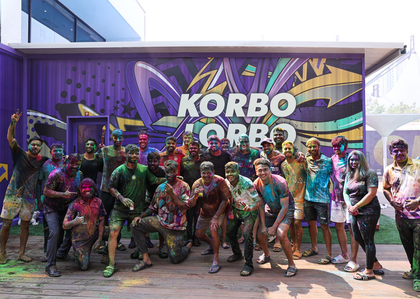 IPL 2025: KKR players and coaching staff celebrate Holi at training camp | IPL 2025: KKR players and coaching staff celebrate Holi at training camp IPL 2025: KKR players and coaching staff celebrate Holi at training camp | IPL 2025: KKR players and coaching staff celebrate Holi at training camp
