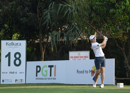 Kolkata Challenge golf: Joshua Berry moves into sole lead with late flourish | Kolkata Challenge golf: Joshua Berry moves into sole lead with late flourish