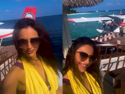 Rakul Preet Singh checks off her bucket list with sea plane journey | Rakul Preet Singh checks off her bucket list with sea plane journey Rakul Preet Singh checks off her bucket list with sea plane journey | Rakul Preet Singh checks off her bucket list with sea plane journey