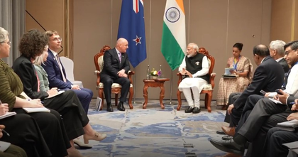 New Zealand PM, accompanied by Indian diaspora members, to arrive in Delhi today | New Zealand PM, accompanied by Indian diaspora members, to arrive in Delhi today